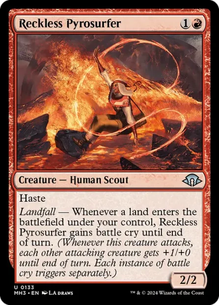 Reckless Pyrosurfer, Modern Horizons 3 — Magic: The Gathering card