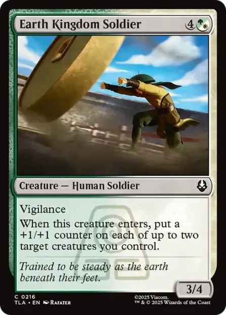 Earth Kingdom Soldier, Avatar: The Last Airbender — Magic: The Gathering card