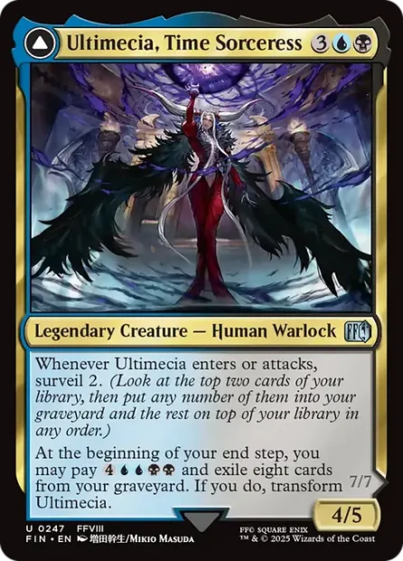 Ultimecia, Time Sorceress // Ultimecia, Omnipotent, Final Fantasy — Magic: The Gathering card