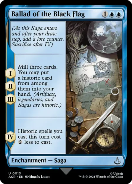 Ballad of the Black Flag, Assassin's Creed — Magic: The Gathering card