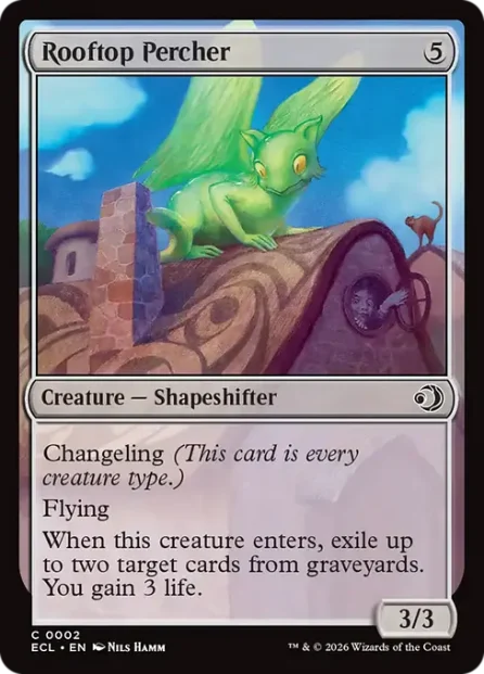 Rooftop Percher, Lorwyn Eclipsed — Magic: The Gathering card