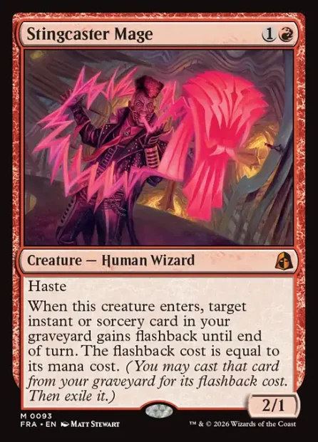 Stingcaster Mage, Reality Fracture — Magic: The Gathering card