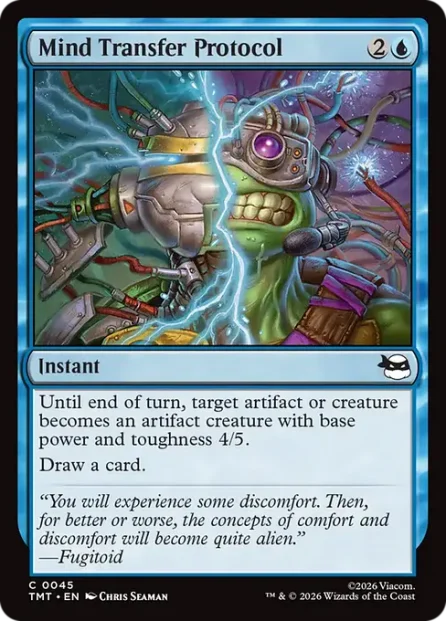 Mind Transfer Protocol, Teenage Mutant Ninja Turtles — Magic: The Gathering card