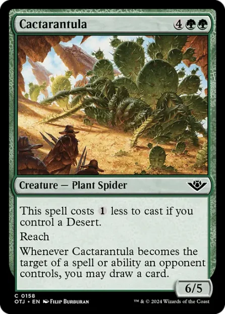 Cactarantula, Outlaws of Thunder Junction — Magic: The Gathering card
