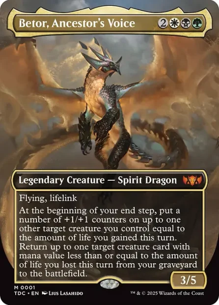 Betor, Ancestor's Voice, Tarkir: Dragonstorm Commander — Magic: The Gathering card