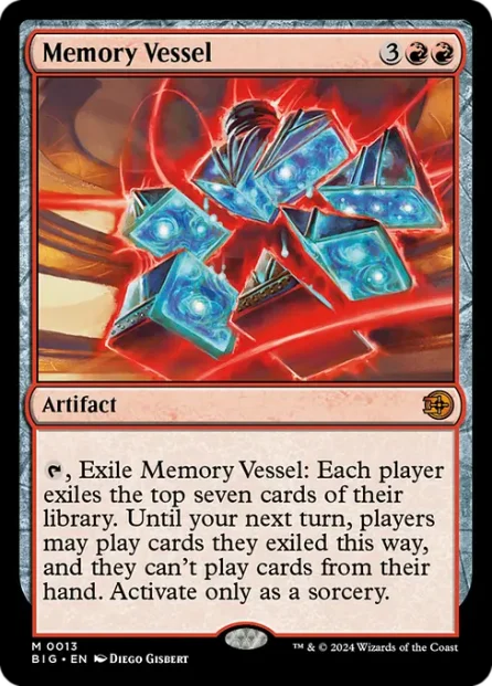 Memory Vessel, The Big Score — Magic: The Gathering card