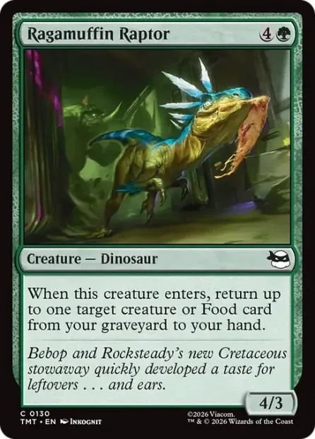 Ragamuffin Raptor, Teenage Mutant Ninja Turtles — Magic: The Gathering card