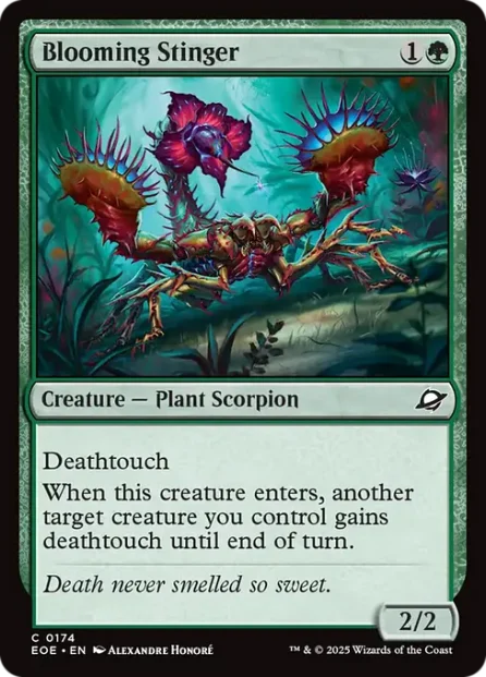 Blooming Stinger, Edge of Eternities — Magic: The Gathering card