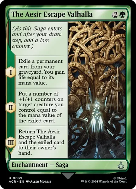 The Aesir Escape Valhalla, Assassin's Creed — Magic: The Gathering card