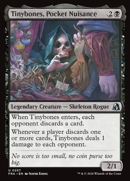 Tinybones, Pocket Nuisance, Reality Fracture — Magic: The Gathering card