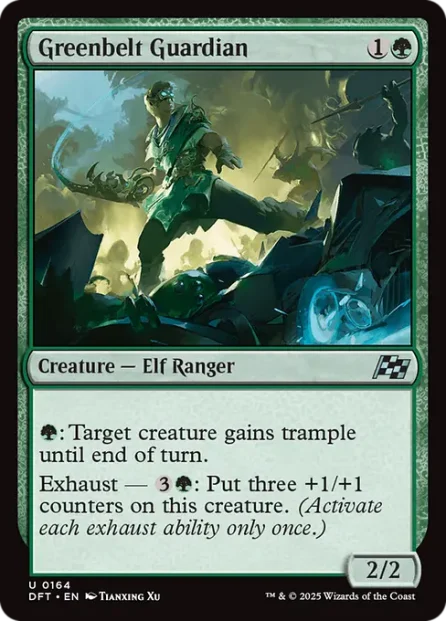 Greenbelt Guardian, Aetherdrift — Magic: The Gathering card
