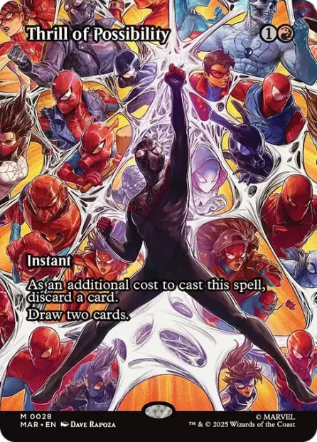 Thrill of Possibility, Marvel Universe — Magic: The Gathering card