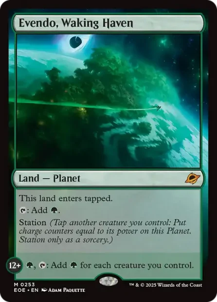 Evendo, Waking Haven, Edge of Eternities — Magic: The Gathering card