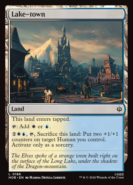 Lake-town, The Hobbit — Magic: The Gathering card