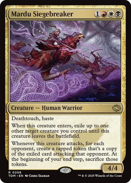 Mardu Siegebreaker, Tarkir: Dragonstorm — Magic: The Gathering card