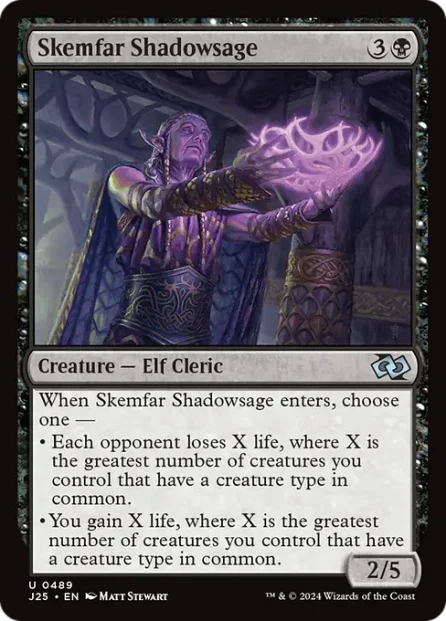 Skemfar Shadowsage, Foundations Jumpstart — Magic: The Gathering card