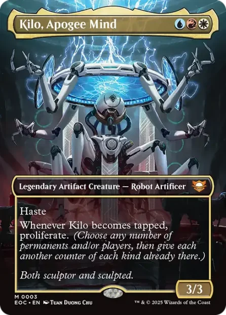 Kilo, Apogee Mind, Edge of Eternities Commander — Magic: The Gathering card