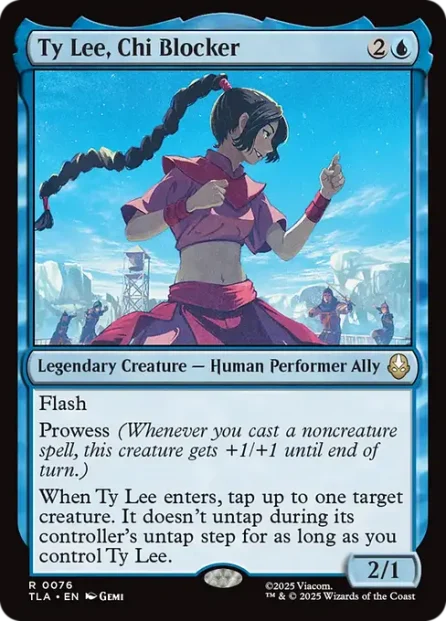 Ty Lee, Chi Blocker, Avatar: The Last Airbender — Magic: The Gathering card