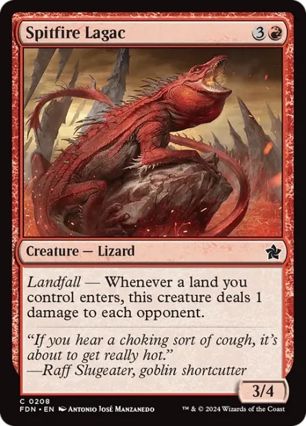 Spitfire Lagac, Foundations — Magic: The Gathering card