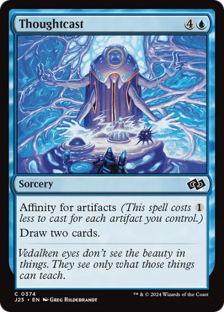 Thoughtcast, Foundations Jumpstart — Magic: The Gathering card