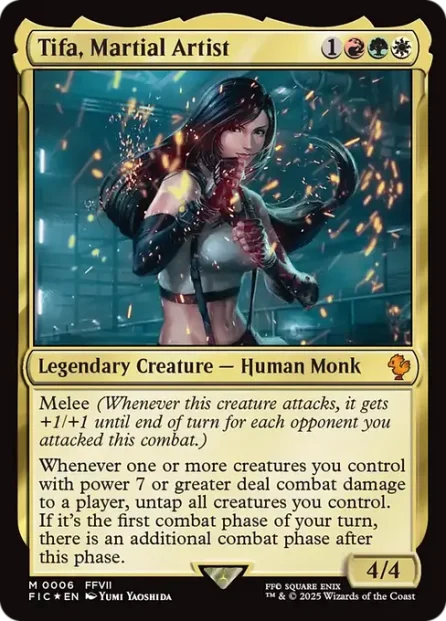 Tifa, Martial Artist, Final Fantasy Commander — Magic: The Gathering card