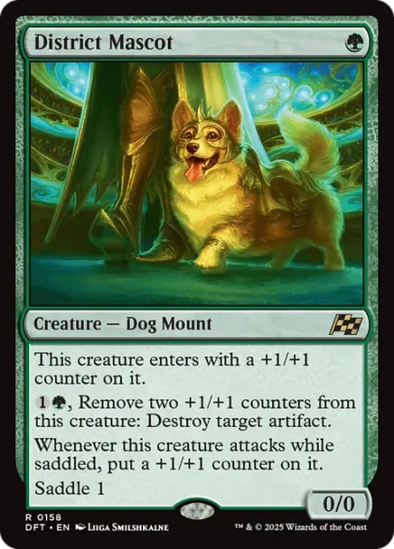 District Mascot, Aetherdrift — Magic: The Gathering card