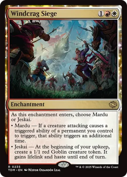 Windcrag Siege, Tarkir: Dragonstorm — Magic: The Gathering card
