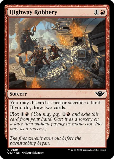 Highway Robbery, Outlaws of Thunder Junction — Magic: The Gathering card