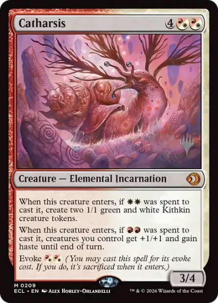 Catharsis, Lorwyn Eclipsed Promos — Magic: The Gathering card