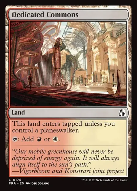 Dedicated Commons, Reality Fracture — Magic: The Gathering card