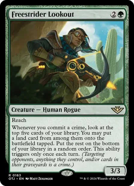 Freestrider Lookout, Outlaws of Thunder Junction — Magic: The Gathering card
