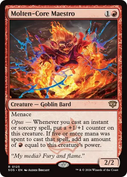 Molten-Core Maestro, Secrets of Strixhaven — Magic: The Gathering card