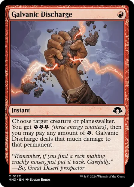 Galvanic Discharge, Modern Horizons 3 — Magic: The Gathering card