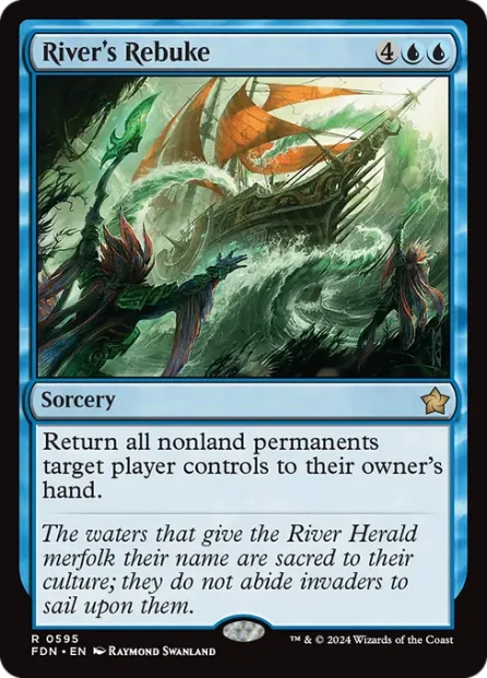 River's Rebuke, Foundations — Magic: The Gathering card