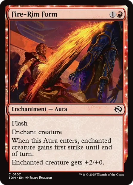 Fire-Rim Form, Tarkir: Dragonstorm — Magic: The Gathering card