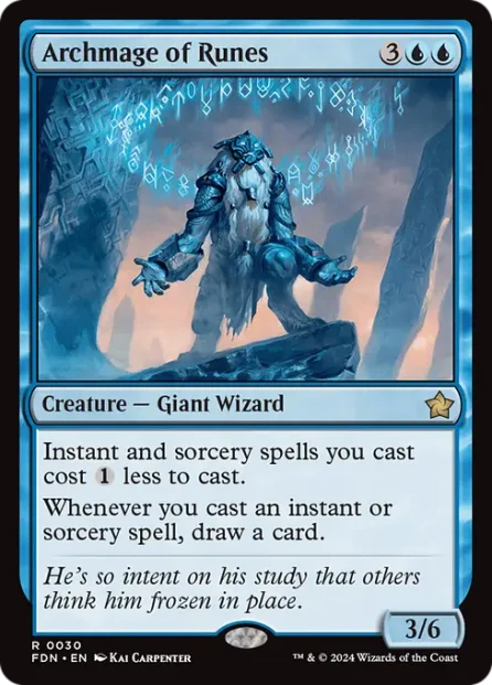 Archmage of Runes, Foundations — Magic: The Gathering card