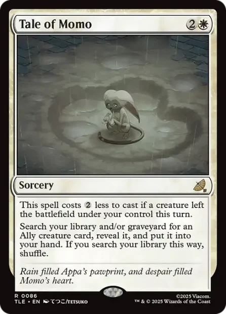 Tale of Momo, Avatar: The Last Airbender Eternal — Magic: The Gathering card
