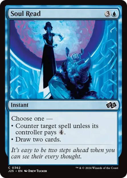 Soul Read, Foundations Jumpstart — Magic: The Gathering card