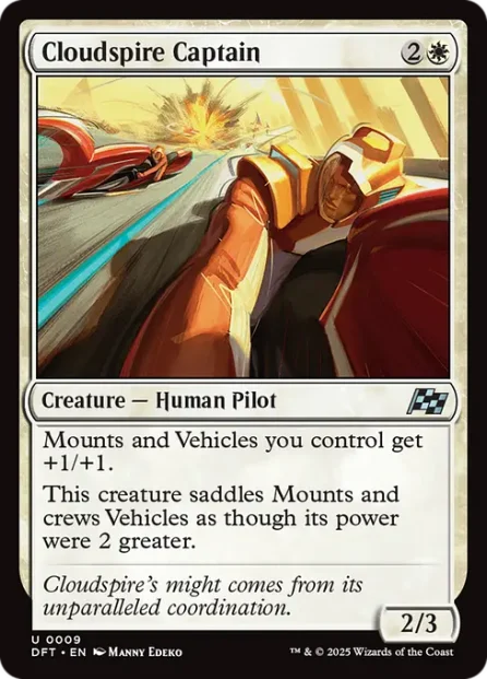 Cloudspire Captain, Aetherdrift — Magic: The Gathering card