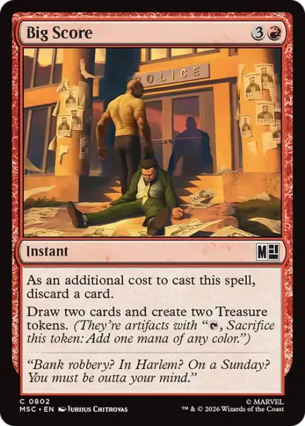 Big Score, Marvel Super Heroes Commander — Magic: The Gathering card