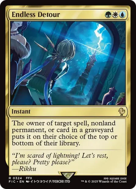 Endless Detour, Final Fantasy Commander — Magic: The Gathering card