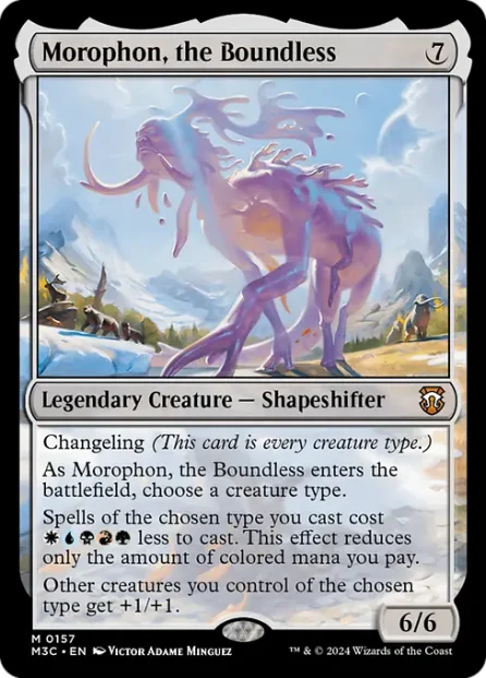 Morophon, the Boundless, Modern Horizons 3 Commander — Magic: The Gathering card