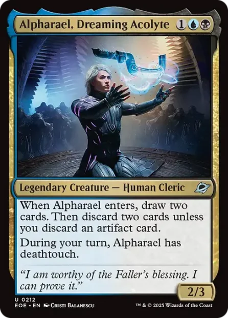 Alpharael, Dreaming Acolyte, Edge of Eternities — Magic: The Gathering card