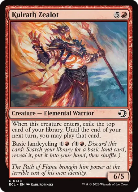 Kulrath Zealot, Lorwyn Eclipsed — Magic: The Gathering card