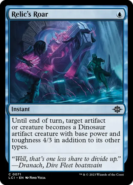 Relic's Roar, The Lost Caverns of Ixalan — Magic: The Gathering card