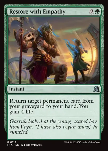 Restore with Empathy, Reality Fracture — Magic: The Gathering card