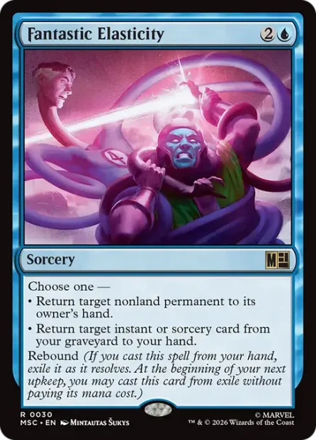Fantastic Elasticity, Marvel Super Heroes Commander — Magic: The Gathering card