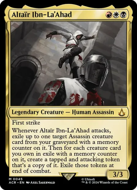 Altaïr Ibn-La'Ahad, Assassin's Creed — Magic: The Gathering card