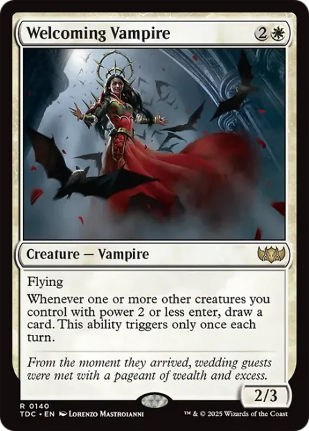 Welcoming Vampire, Tarkir: Dragonstorm Commander — Magic: The Gathering card