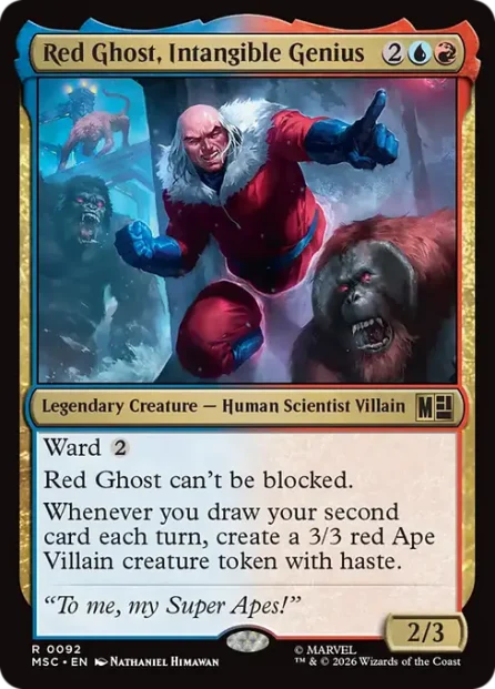 Red Ghost, Intangible Genius, Marvel Super Heroes Commander — Magic: The Gathering card